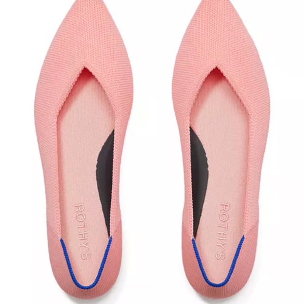Rothy's Pink and Blue Women's Flats